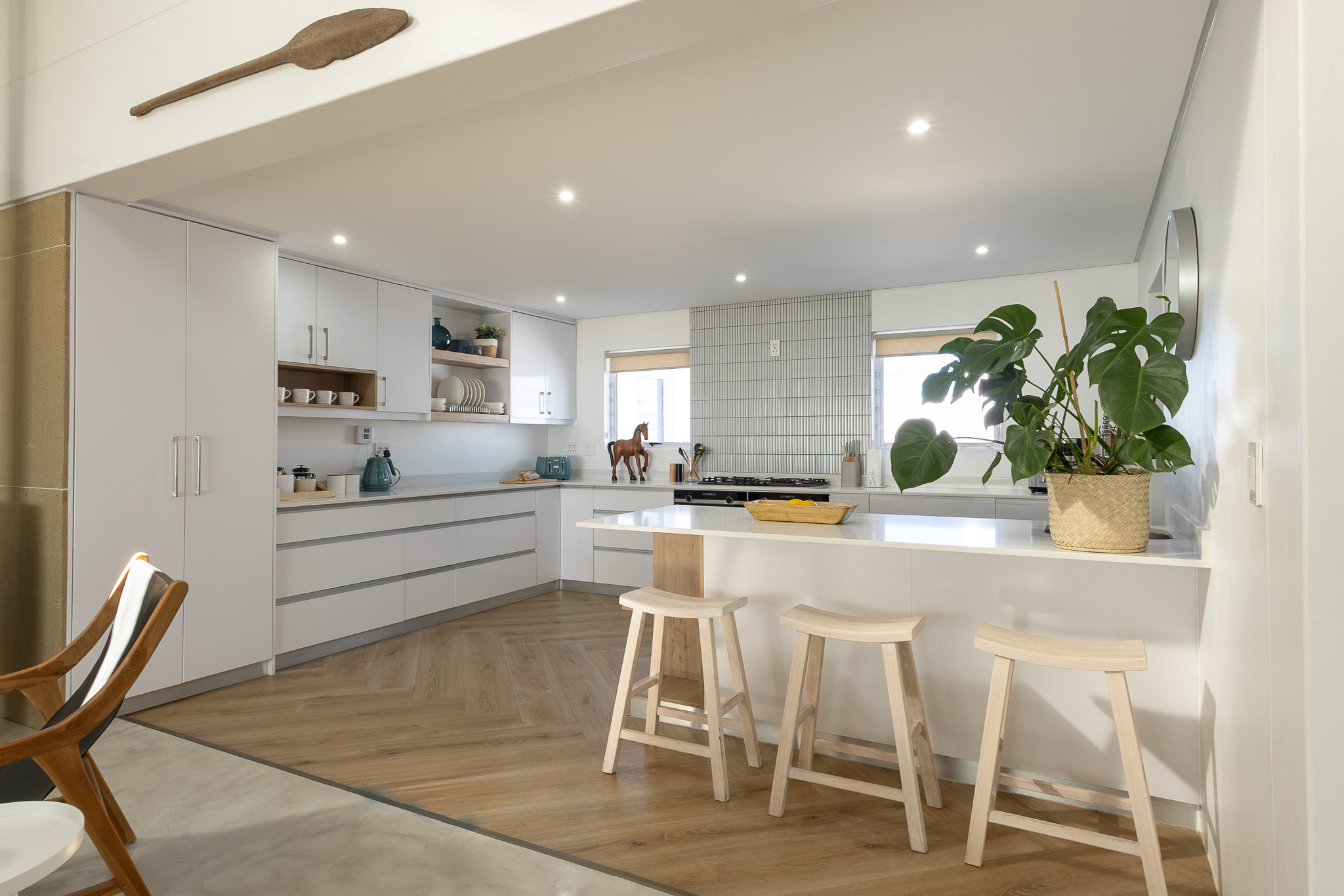 Kitchen and scullery at Despacito
